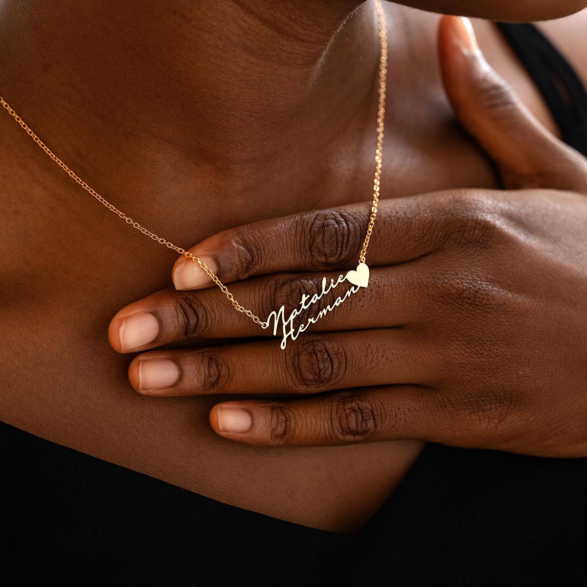 Exquisite Best Friends Name Necklace, Personalized Gift